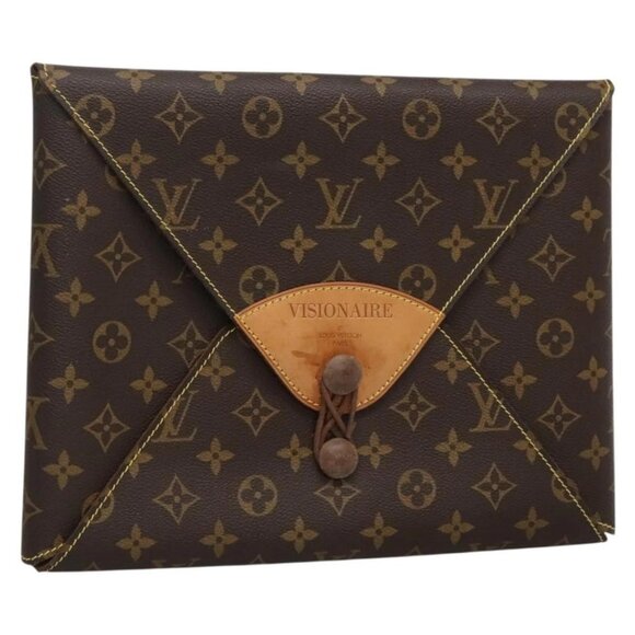 LOUIS VUITTON Monogram Visionaire Briefcase M99045 LV Auth 128672 - Picture 1 of 16